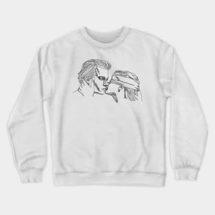 Love in Sleepy Hollow, line art Crewneck Sweatshirt